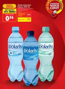 Biedronka Woda mineralna niegazowana Polaris oferta