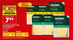 Biedronka Ser gouda w plastrach Światowid oferta