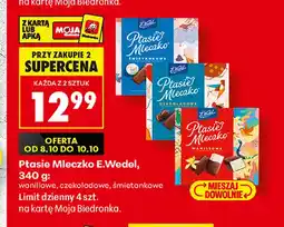 Biedronka Ptasie Mleczko waniliowe E.Wedel oferta