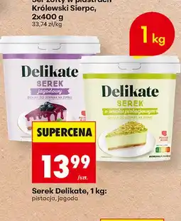Biedronka Serek Delikate pistacja oferta