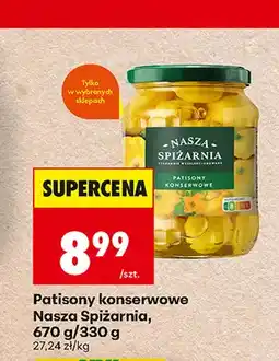 Biedronka Patisony konserwowe Nasza Spiżarnia oferta