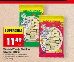 Biedronka Wafelki Twoje Słodkie Chwile z nadzieniem cytrynowym oferta