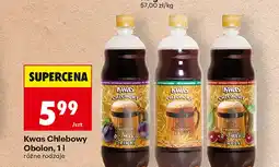 Biedronka Kwas chlebowy o smaku śliwki Obolon oferta