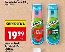Biedronka Koncentrat Tymbark Zero jabłko wiśnia oferta