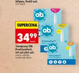 Biedronka Tampony OB ProComfort 64 szt oferta