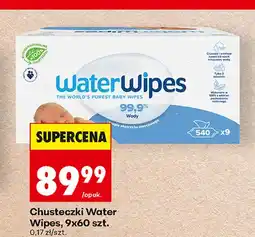 Biedronka Chusteczki Water Wipes 9-pak 60 szt oferta