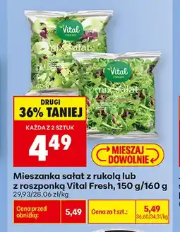 Biedronka Mieszanka sałat z rukolą Vital Fresh oferta