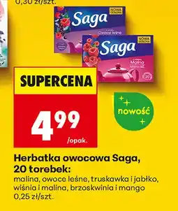Biedronka Herbatka owocowa Saga malina oferta