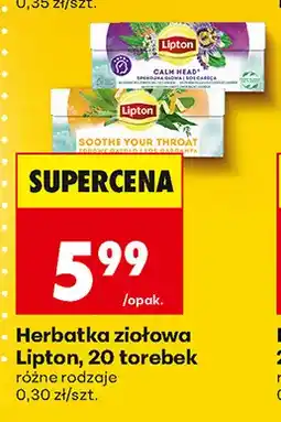 Biedronka Herbatka ziołowa Lipton oferta
