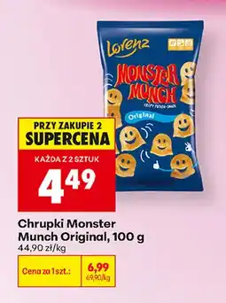 Biedronka Chrupki Monster Munch Original Lorenz oferta