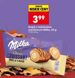 Biedronka Rogal z nadzieniem waniliowym Milka oferta