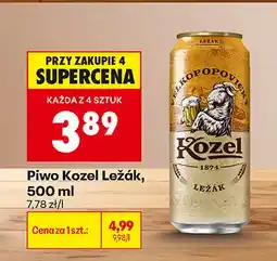 Biedronka Piwo Kozel Ležák oferta