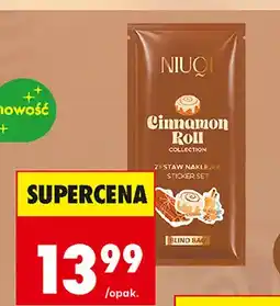 Biedronka Zestaw naklejek Niuqi Cinnamon Roll oferta