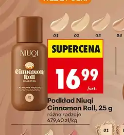 Biedronka Podkład Niuqi Cinnamon Roll oferta