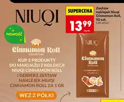 Biedronka Zestaw naklejek Niuqi Cinnamon Roll oferta