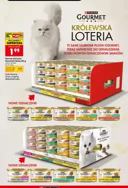 Biedronka Karma dla kota Gourmet Gold oferta