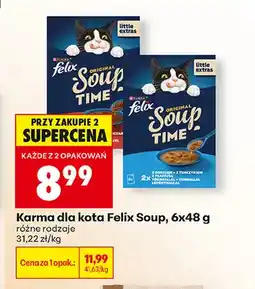 Biedronka Karma dla kota Felix Soup 6-pak oferta