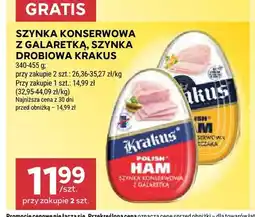 Stokrotka Szynka konserwowa z galaretką Krakus oferta