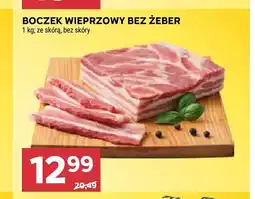Stokrotka Boczek wieprzowy bez żeber ze skórą oferta