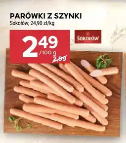 Stokrotka Parówki z szynki Sokołów oferta