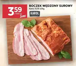 Stokrotka Boczek wędzony surowy Karol oferta