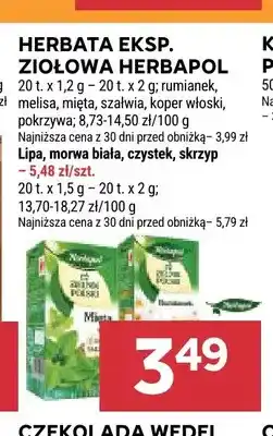 Stokrotka Herbata ekspresowa ziołowa rumianek Herbapol oferta