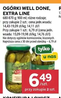 Stokrotka Ogórki Well Done oferta