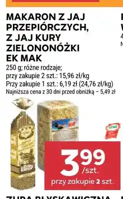 Stokrotka Makaron z jaj przepiórczych Ek Mak oferta