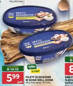 Stokrotka Filety śledziowe w sosie śmietankowo-koperkowym Well Done oferta