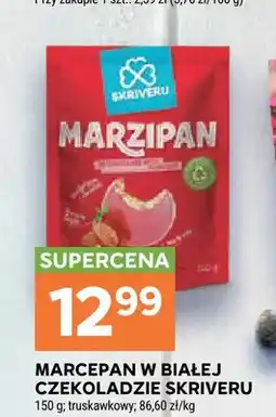 Stokrotka Marcepan w białej czekoladzie Skriveru truskawkowy oferta