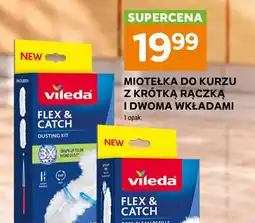 Stokrotka Miotełka do kurzu z krótką rączką i dwoma wkładami Vileda oferta