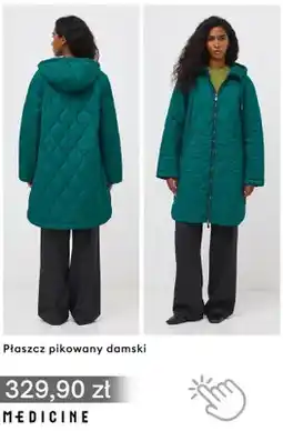 Medicine Płaszcz pikowany damski Medicine oferta