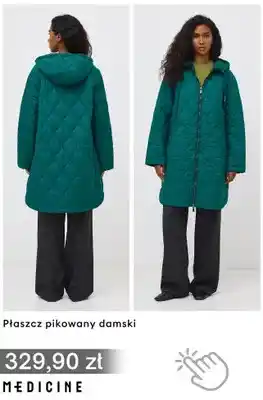 Płaszcz pikowany damski Medicine