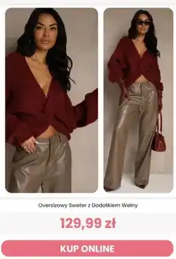 Renee Oversizowy sweter z dodatkiem wełny Reneé oferta