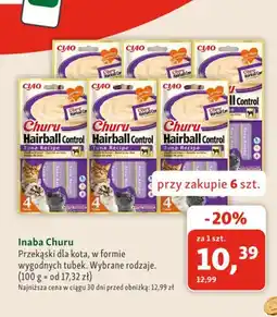 Maxi Zoo Przekąski dla kota w formie wygodnych tubek Inaba Churu oferta