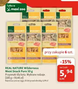Maxi Zoo Przysmaki dla kota Meat Snack Pure Real Nature Wilderness oferta