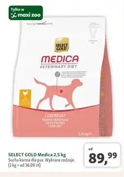 Maxi Zoo Sucha karma dla psa Select Gold Medica oferta