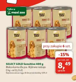 Maxi Zoo Mokra karma dla psa Select Gold Sensitive oferta