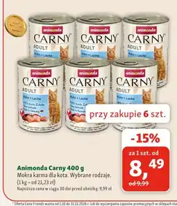 Maxi Zoo Mokra karma dla kota Animonda Carny oferta