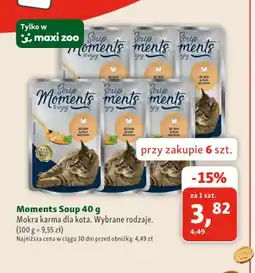 Maxi Zoo Mokra karma dla kota Moments Soup oferta