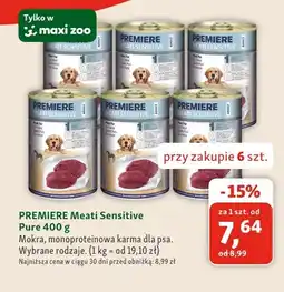 Maxi Zoo Mokra monoproteinowa karma dla psa Premiere Meati Sensitive Pure oferta