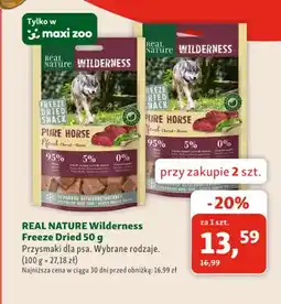Maxi Zoo Przysmaki dla psa Real Nature Wilderness Freeze Dried oferta