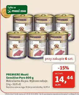 Maxi Zoo Mokra karma dla psa Premiere Meati Sensitive Pure oferta