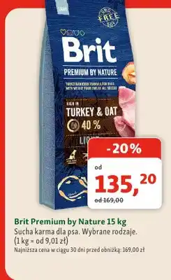 Maxi Zoo Sucha karma dla psa Brit Premium by Nature oferta