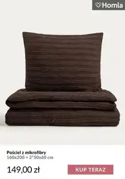 Homla Pościel z mikrofibry 160x200 + 2*50x60 cm Homla oferta