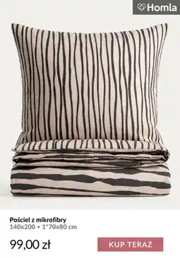 Homla Pościel z mikrofibry 140x200 + 1*70x80 cm Homla oferta