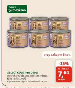 Maxi Zoo Mokra karma dla kota Select Gold Pure oferta