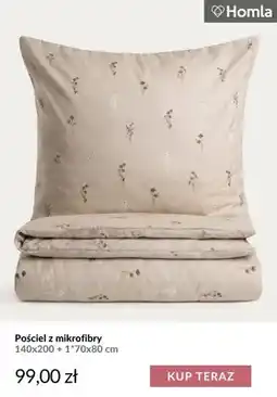Homla Pościel z mikrofibry 140x200 + 1*70x80 cm Homla oferta