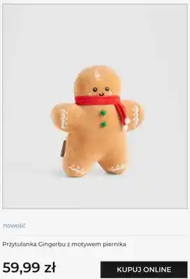 Przytulanka Gingerbu z motywem piernika home & you