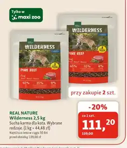 Maxi Zoo Sucha karma dla kota Real Nature Wilderness oferta